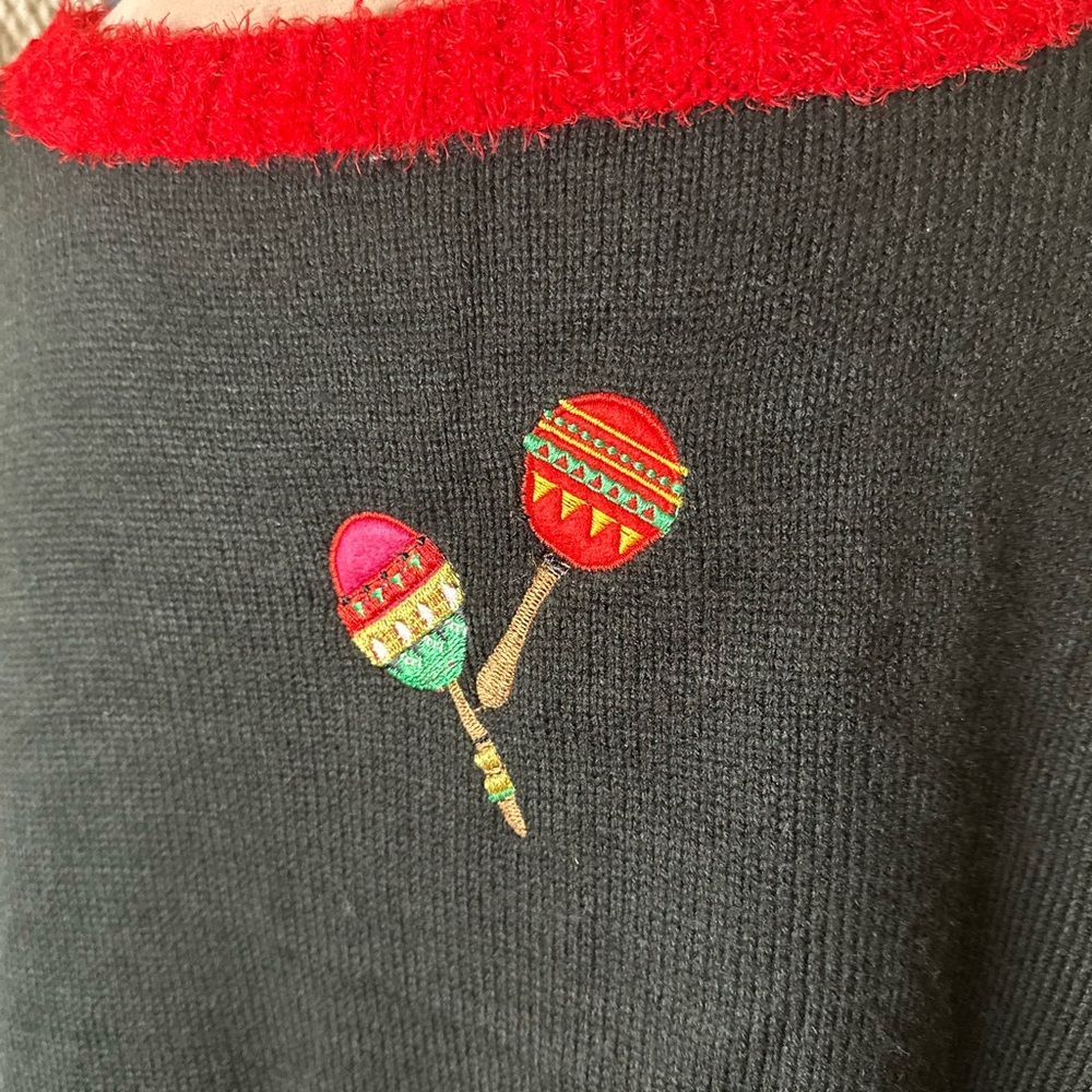 Holiday Time Feliz Navidad 3D Christmas Sweater - Picture 10 of 12